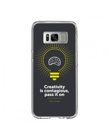 Coque Samsung S8 Creativity is contagious, Einstein - Shop Gasoline