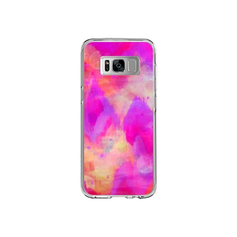 Coque Samsung S8 Coeur Tribal Rose - Ebi Emporium