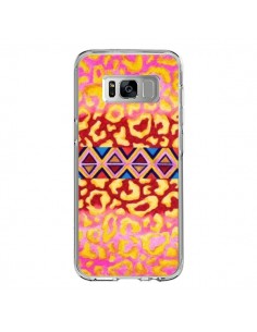 Coque Samsung S8 Tribal Leopard Rose - Ebi Emporium