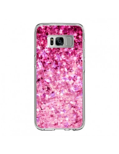 Coque Samsung S8 Romance Me Paillettes Roses -...
