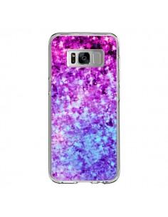 Coque Samsung S8 Radiant Orchid Galaxy Paillettes - Ebi...