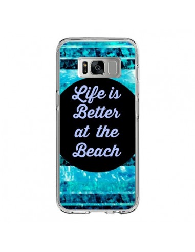 Coque Samsung S8 Life is Better at The Beach - Ebi Emporium