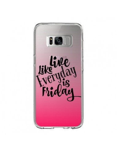 Coque Samsung S8 Everyday Friday Vendredi Live Vis Transparente - Ebi Emporium