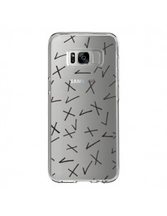 Coque Samsung S8 Cross Croix Check Transparente - Ebi...