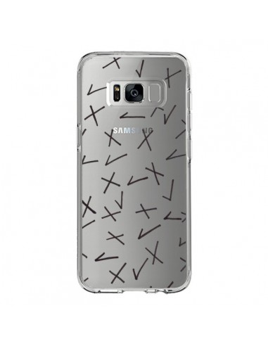 Coque Samsung S8 Cross Croix Check Transparente - Ebi Emporium