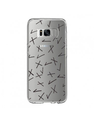 Coque Samsung S8 Cross Croix Check Transparente - Ebi Emporium