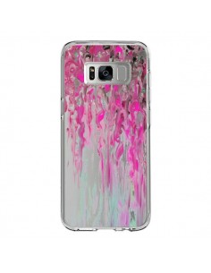 Coque Samsung S8 Tempête Rose Transparente - Ebi Emporium