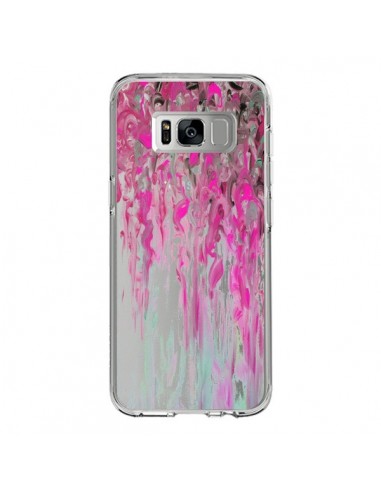 Coque Samsung S8 Tempête Rose Transparente - Ebi Emporium
