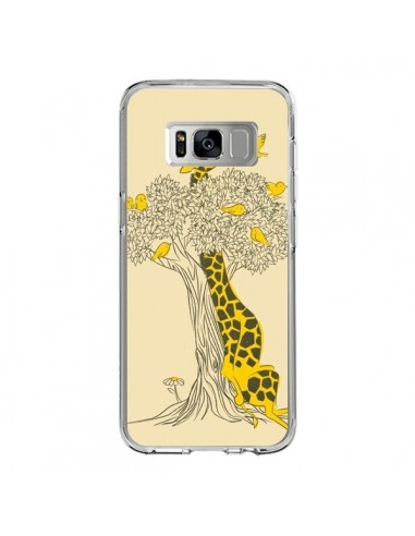 Coque Samsung S8 Girafe Amis Oiseaux - Jay Fleck