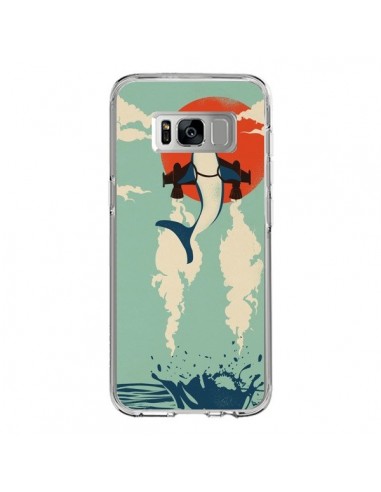 Coque Samsung S8 Requin Avion Volant - Jay Fleck