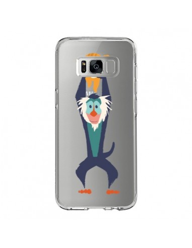 Coque Samsung S8 Futur Roi Lion King Rafiki Transparente - Jay Fleck