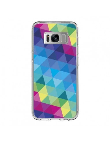 Coque Samsung S8 Azteque Gheo Bleu - Javier Martinez