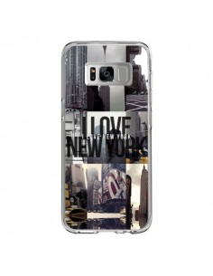 Coque Samsung S8 I love New Yorck City noir - Javier...
