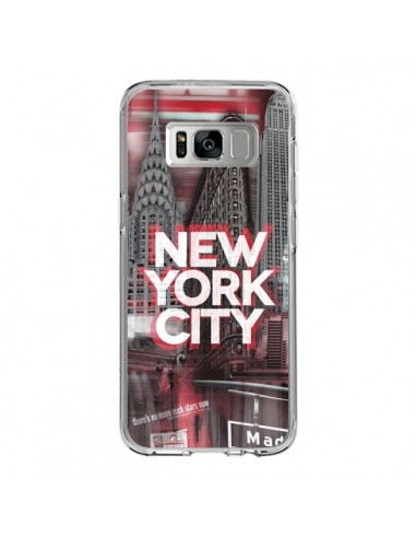 Coque Samsung S8 New York City Rouge - Javier Martinez