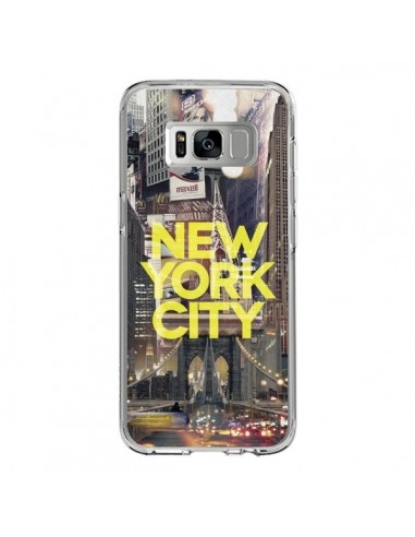 Coque Samsung S8 New York City Jaune - Javier Martinez