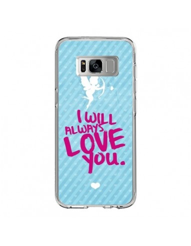 Coque Samsung S8 I will always love you Cupidon - Javier Martinez