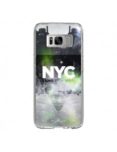 Coque Samsung S8 I Love New York City Vert - Javier Martinez