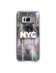 Coque Samsung S8 I Love New York City Violet - Javier...