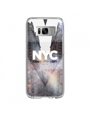 Coque Samsung S8 I Love New York City Orange - Javier Martinez