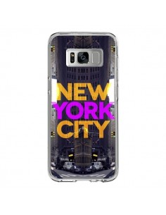 Coque Samsung S8 New York City Orange Violet - Javier...