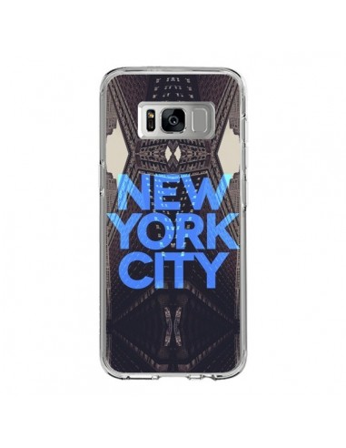 Coque Samsung S8 New York City Bleu - Javier Martinez