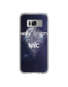 Coque Samsung S8 New York City Triangle Bleu - Javier...