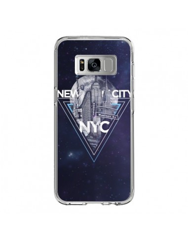 Coque Samsung S8 New York City Triangle Bleu - Javier Martinez