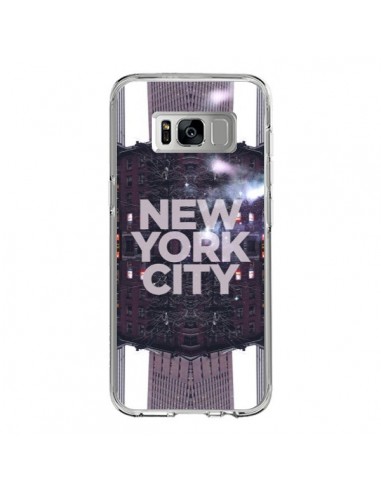 Coque Samsung S8 New York City Violet - Javier Martinez