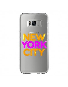 Coque Samsung S8 New York City NYC Orange Rose...
