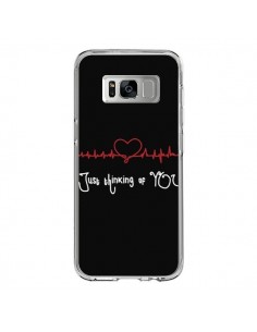 Coque Samsung S8 Just Thinking of You Coeur Love Amour -...