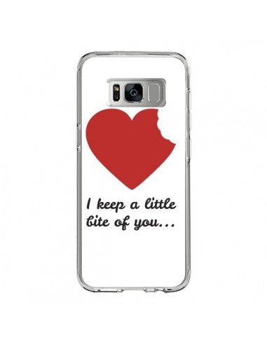 Coque Samsung S8 I Keep a little bite of you Coeur Love Amour - Julien Martinez