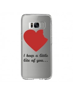 Coque Samsung S8 I keep a little bite of you Love Heart...
