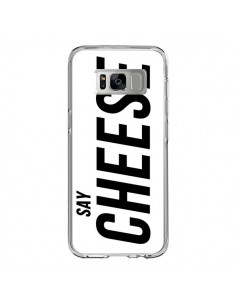 Coque Samsung S8 Say Cheese Smile Blanc - Jonathan Perez