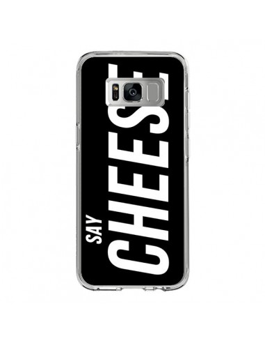Coque Samsung S8 Say Cheese Smile Noir - Jonathan Perez