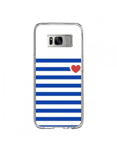 Coque Samsung S8 Mariniere Coeur - Jonathan Perez