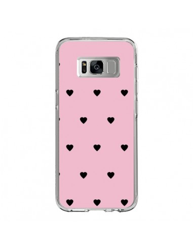 Coque Samsung S8 Coeurs Roses - Jonathan Perez