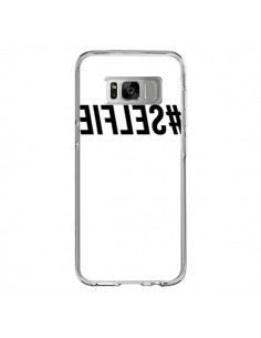 Coque Samsung S8 Hashtag Selfie Noir Inversé - Jonathan...