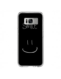 Coque Samsung S8 Smile Souriez Noir - Jonathan Perez
