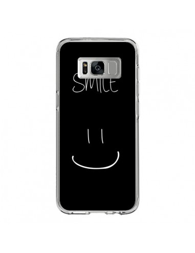Coque Samsung S8 Smile Souriez Noir - Jonathan Perez