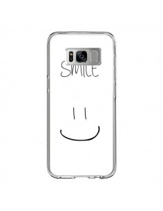 Coque Samsung S8 Smile Souriez en Blanc - Jonathan Perez