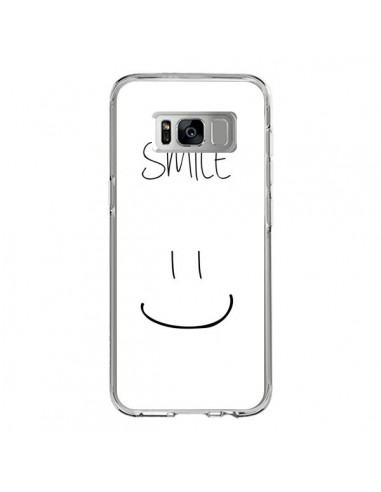 Coque Samsung S8 Smile Souriez en Blanc - Jonathan Perez