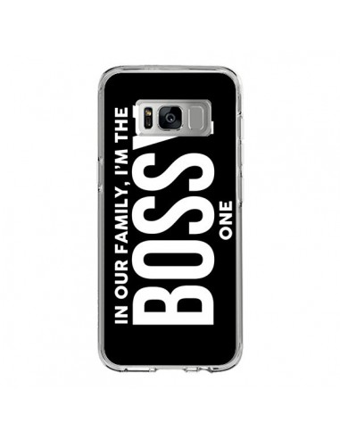 Coque Samsung S8 In our family i'm the Bossy one - Jonathan Perez