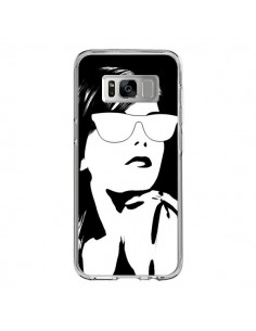 Coque Samsung S8 Fille Lunettes Blanches - Jonathan Perez