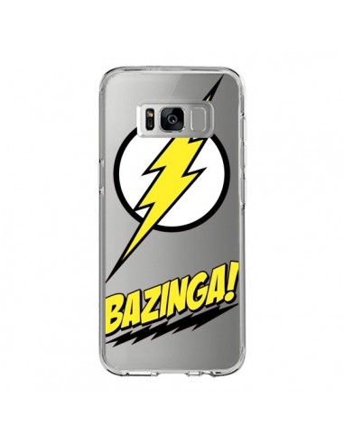 Coque Samsung S8 Bazinga Sheldon The Big Bang Thoery Transparente - Jonathan Perez