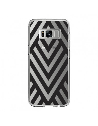 Coque Samsung S8 Geometric Azteque Noir Transparente - Dricia Do