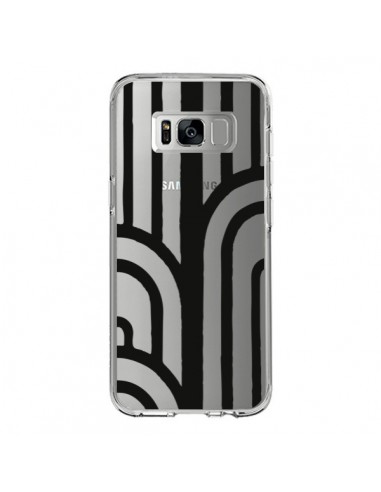 Coque Samsung S8 Geometric Noir Transparente - Dricia Do