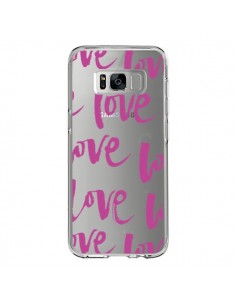 Coque Samsung S8 Love Love Love Amour Transparente -...