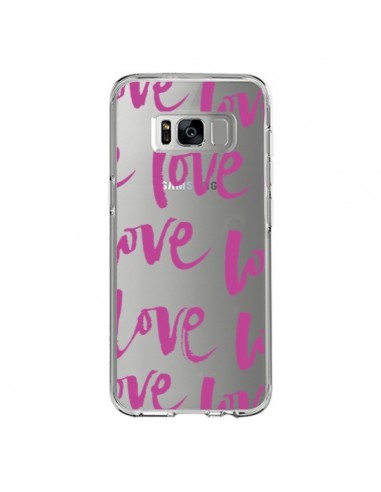 Coque Samsung S8 Love Love Love Amour Transparente - Dricia Do