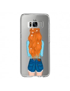 Coque Samsung S8 Red Hair Don't Care Rousse Transparente...