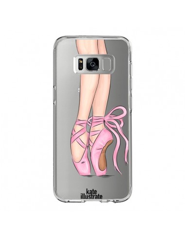 Coque Samsung S8 Ballerina Ballerine Danse Transparente - kateillustrate